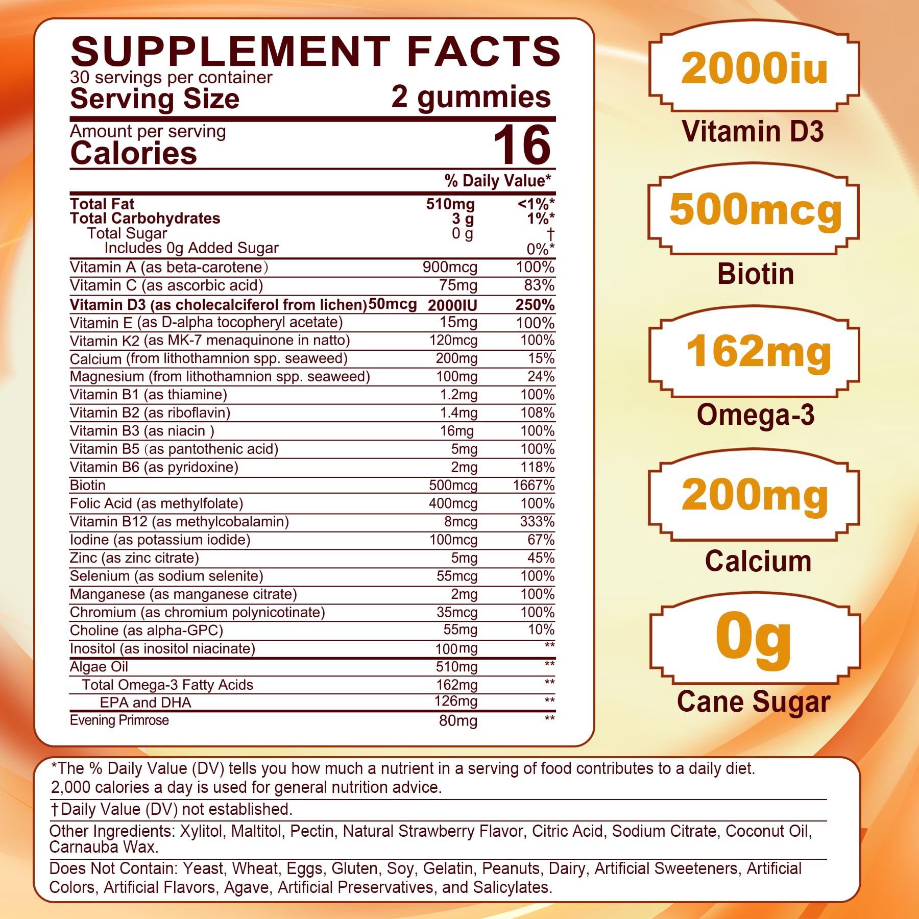 LILICARE gummy close-up shows strawberry flavor for easy daily use