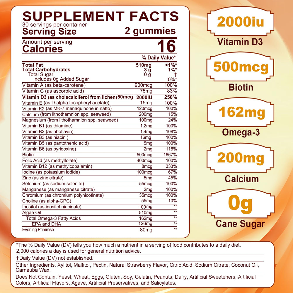 LILICARE gummy close-up shows strawberry flavor for easy daily use