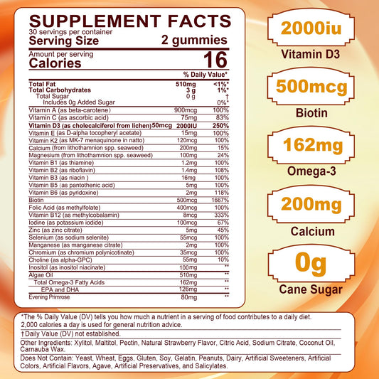 LILICARE gummy close-up shows strawberry flavor for easy daily use