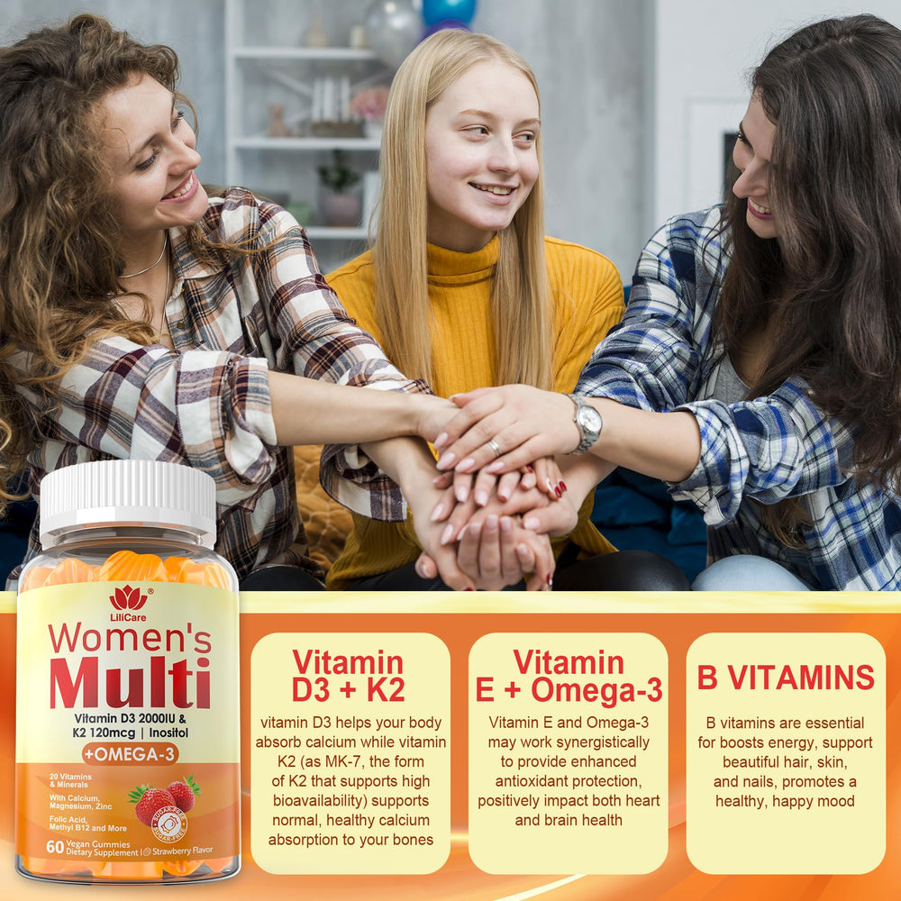 LILICARE D3 and K2 formula supports bone health potential