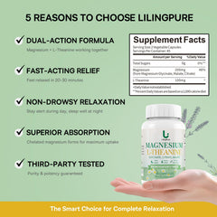 LilingPure bottle with a glass of water during bedtime ritual.