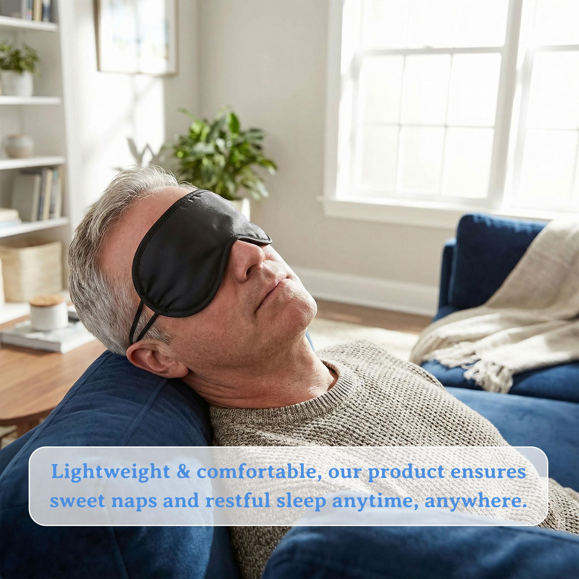 Lilingsty sleep masks provide strong light blocking without pressure on the nose.