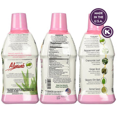 Lily Of The Desert Aloesorb label closeup highlighting enhanced aloe benefits