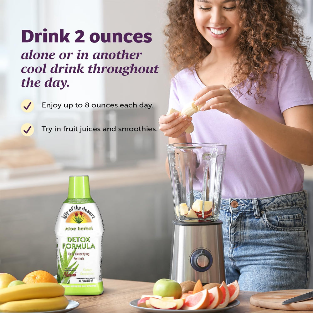 Herbal blend components like spearmint and milk thistle in the detox