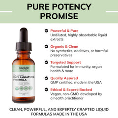 Limelight Herbals Organic Inflammation Formula daily-use drops for convenient self-care
