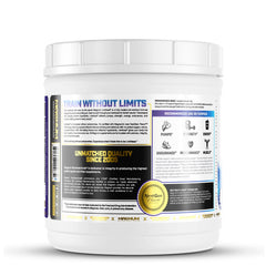 LIMITLESS Magnum serving pour pose suggests quick mix for a boost