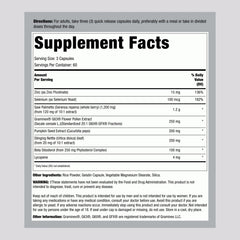 Close-up of Lindberg Prostate Supplement capsules for daily support.