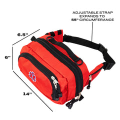 LINE2design Deluxe Medical Fanny Pack Large instrument pockets keep tools within reach