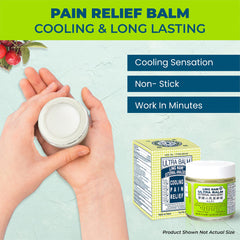 Ling Nam Ultra Balm cooling effect depicted for quick relief