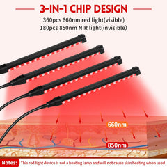 Linidcoud 660nm red light beads target skin elasticity and glow during sessions.