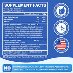 Linkvibe organic prebiotics boosts gut balance in a dairy-free blend