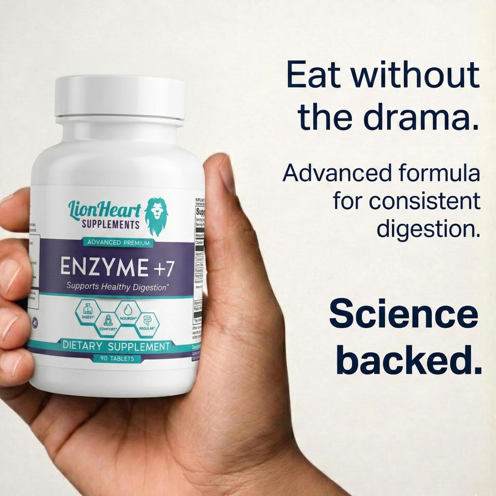 LionHeart Digestive Enzymes gallbladder support formula for sensitive digestion