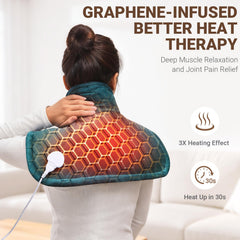 LIPHOME heating pad controller shown for easy temperature control