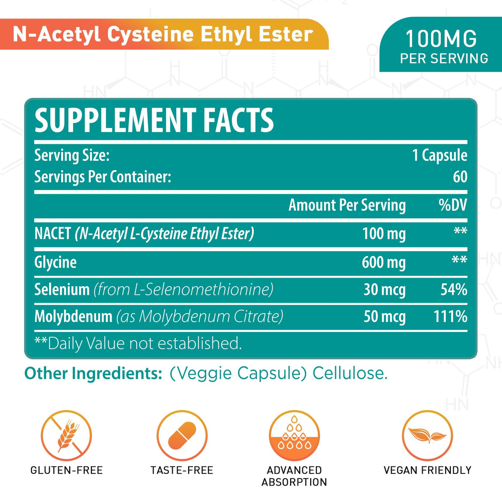 Close-up of Lipmaxmall NACET-ethyl-ester capsules for easy daily intake.