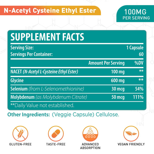 Close-up of Lipmaxmall NACET-ethyl-ester capsules for easy daily intake.