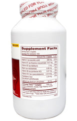Lipo Flavanoid capsules close-up showing vitamins for inner ear health.