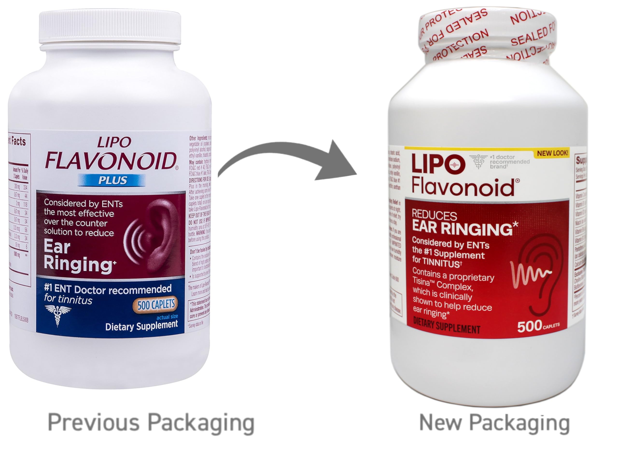 Lipo Flavanoid daily-use capsules in a simple routine for ear health.