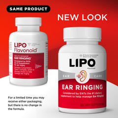 ENT doctor setting with Lipo-Flavonoid product suggesting a professional option