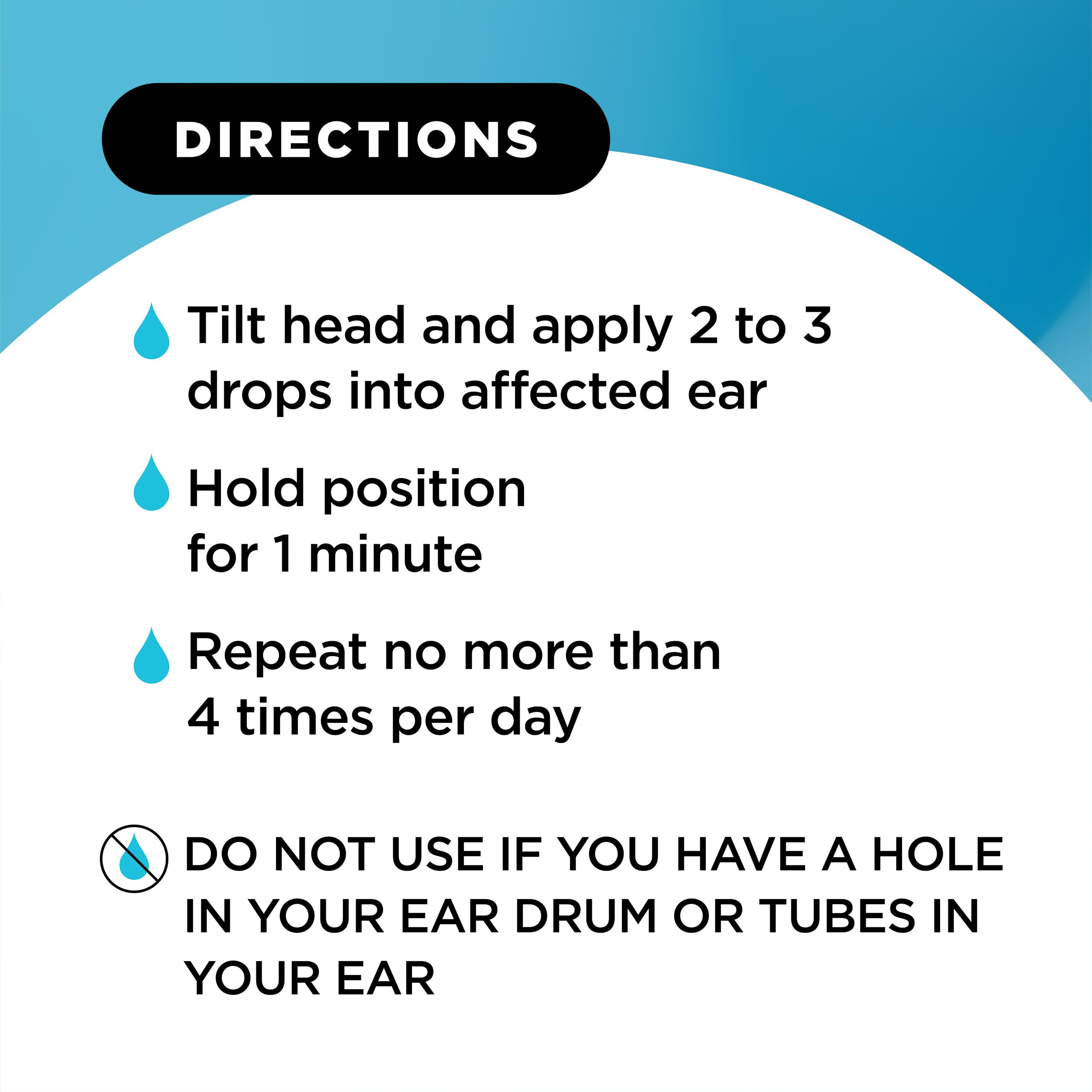 Lipo-Flavonoid ear drops suitable for post-swim routine relief.