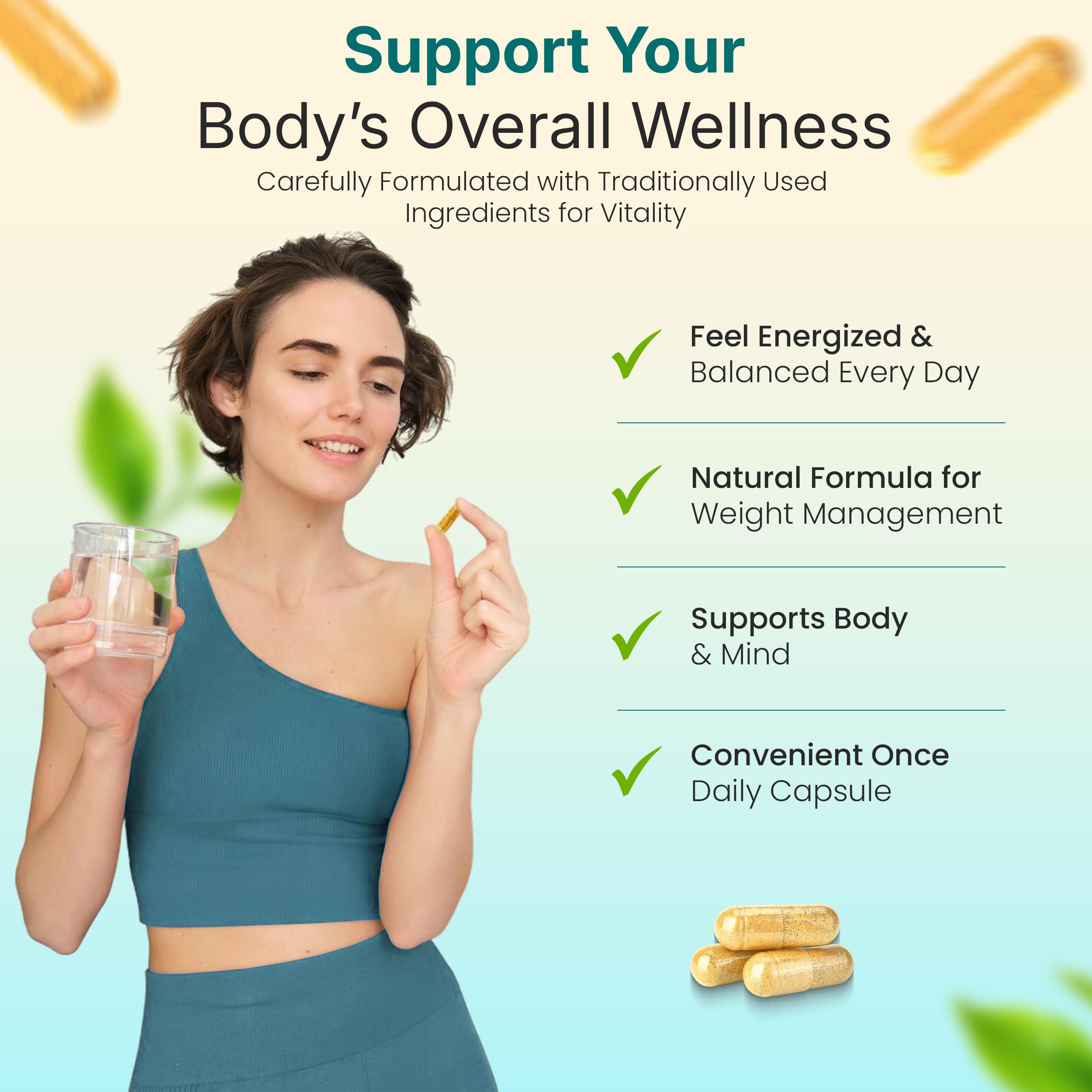 LIPOBLUE BOOST capsules closeup shows uniform pills for daily intake.