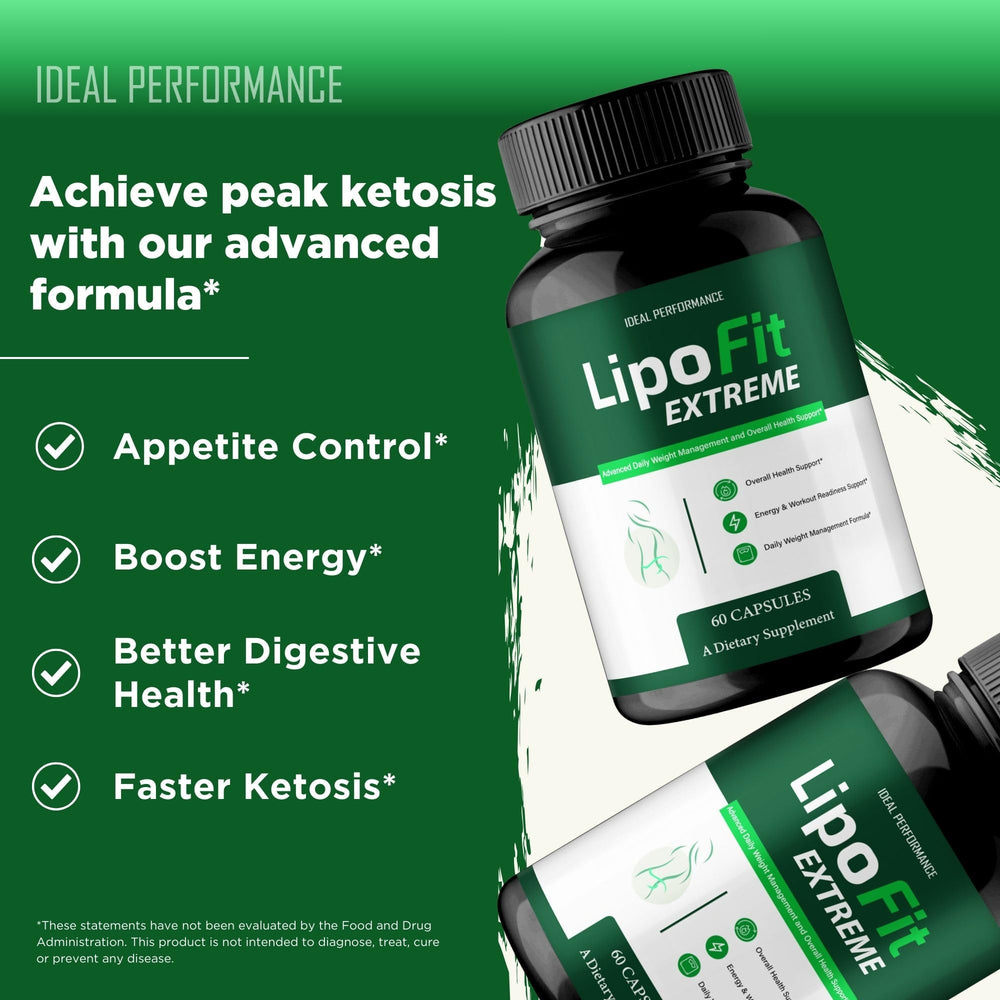 Active lifestyle photo featuring Lipofit capsules used during workouts.