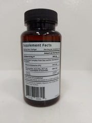 Lipogen PS Plus label detail reveals dose information and quality ingredients for brain health.