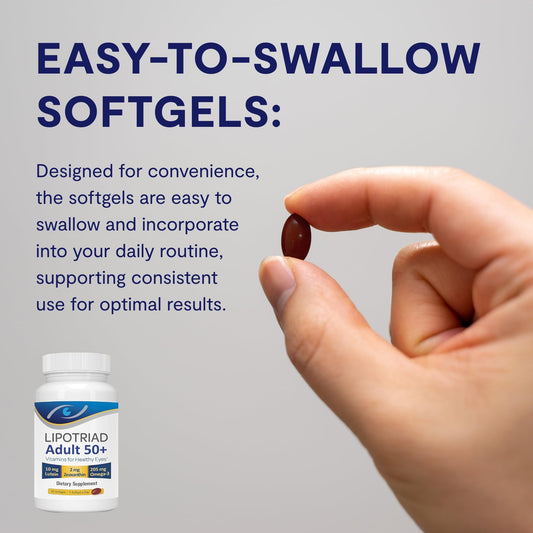 Lipotriad high dose lutein and zeaxanthin focus