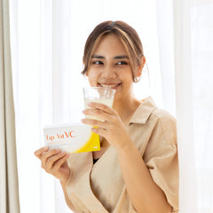 Japan-made LipoVit VC label close-up