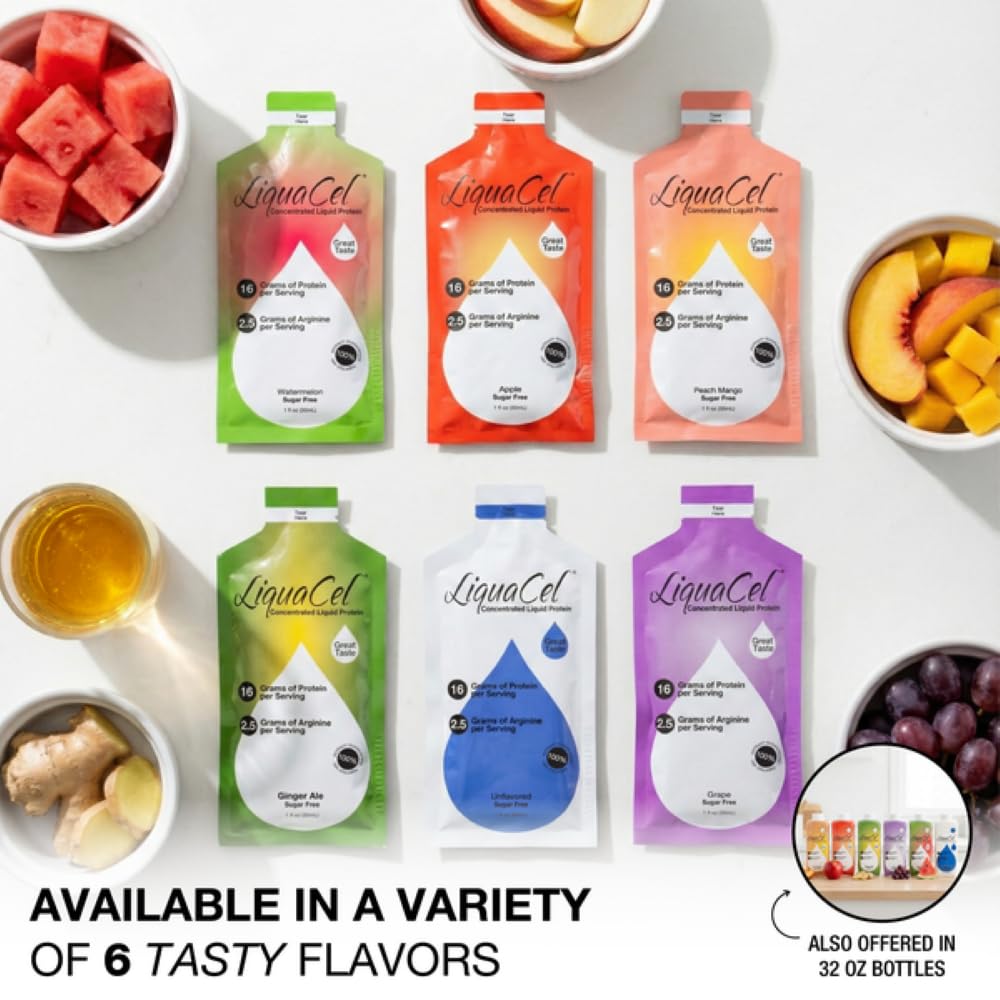 LiquaCel Case 100-count offers steady protein supply for home or clinic.