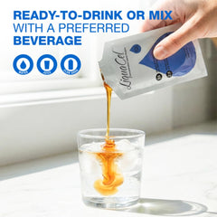 LiquaCel Ginger Ale 1 oz packet pairs with sodas for versatile nutrition.