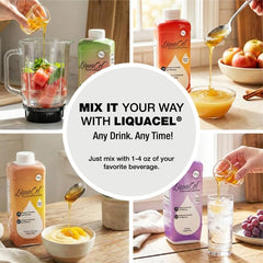 LiquaCel diet-friendly formula: sugar-free, gluten-free, low potassium.