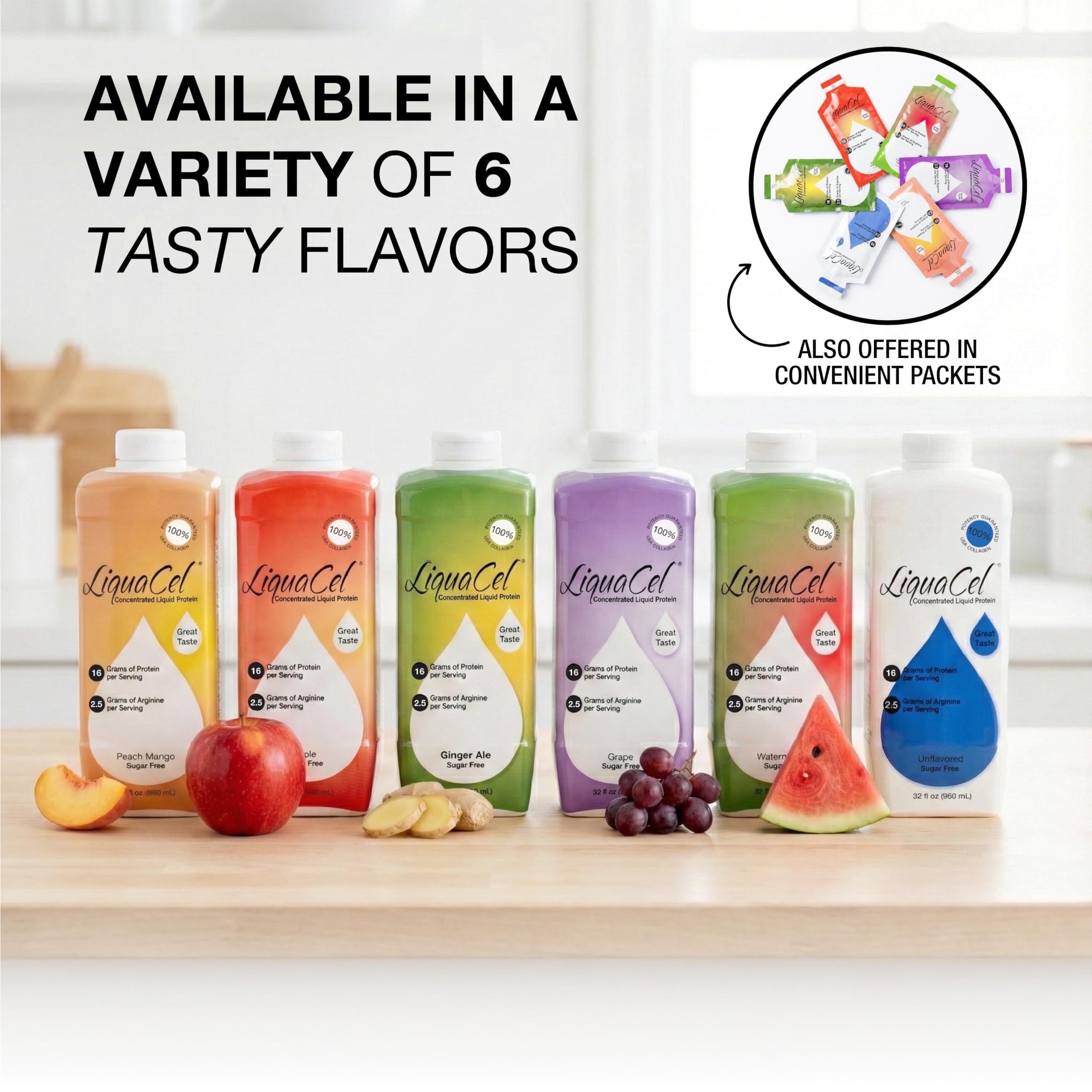 LiquaCel flavor variety pack box shows available flavors
