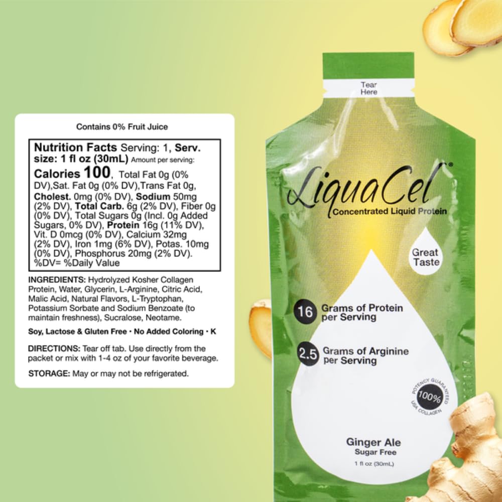 LiquaCel liquid protein poured into a glass for quick consumption.