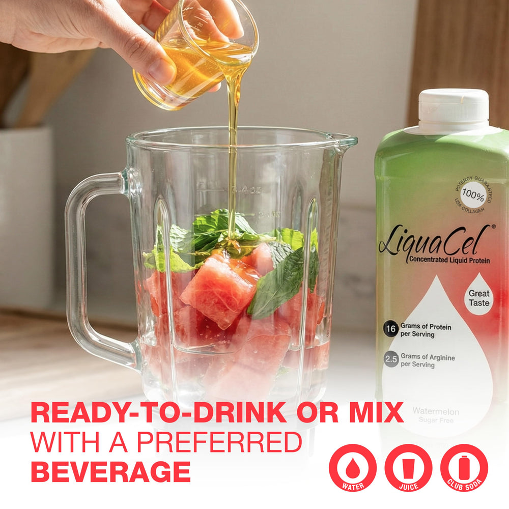 LiquaCel mixed with water shows versatile flavor and texture.