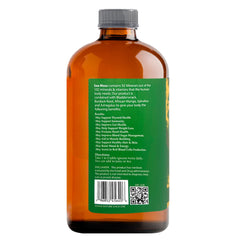 LIQUID BLENZ Sea Moss Tonic pour into glass for a daily ritual.