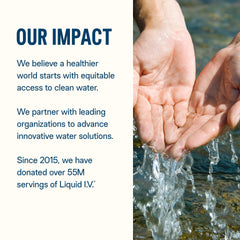 Liquid I.V. Concord Grape label detailing nutrients and LIV Hydration Science.