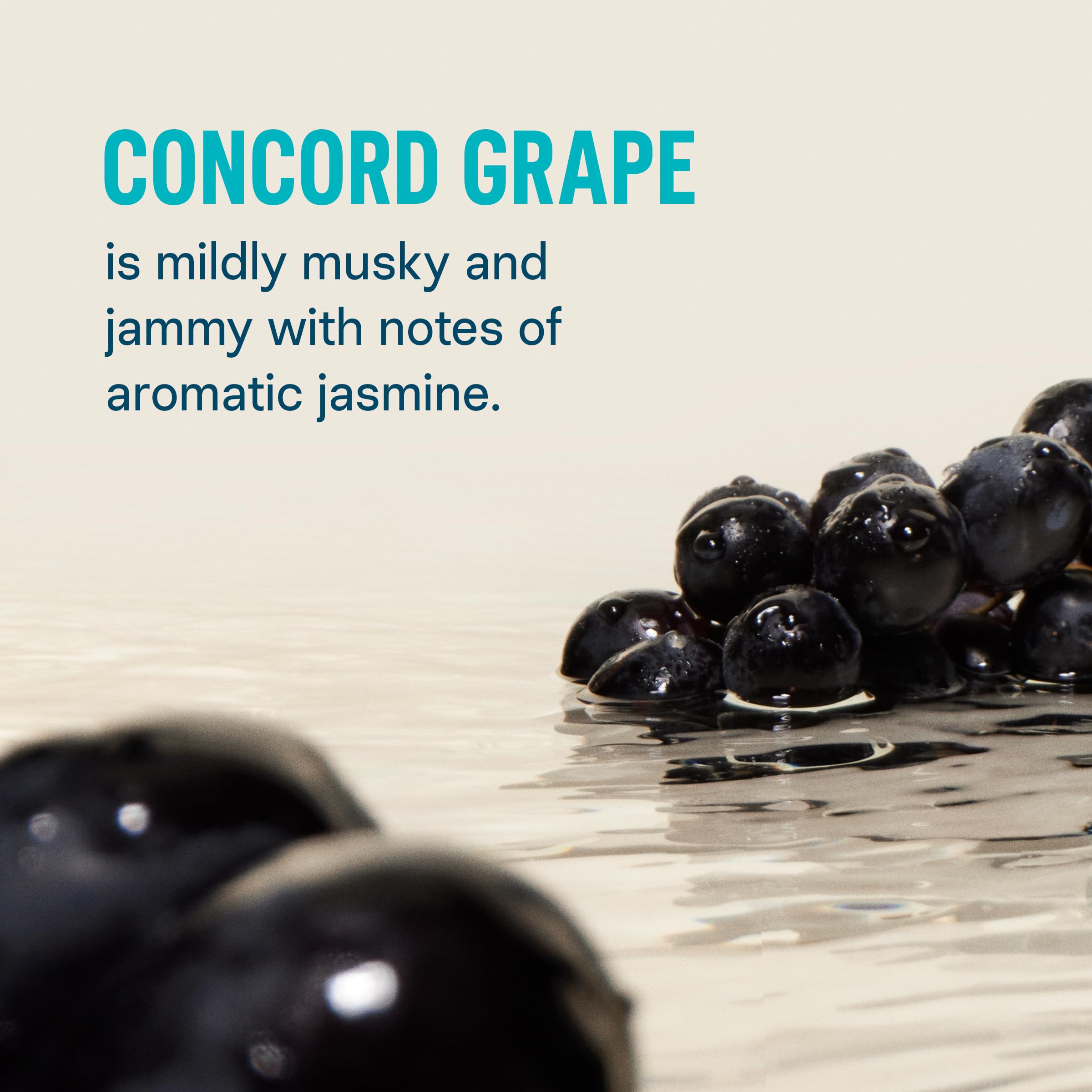 Liquid I.V. Concord Grape packet poured into water for quicker hydration.