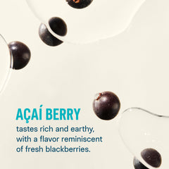 Liquid I.V. Acai Berry powder dissolving in a glass for rapid hydration