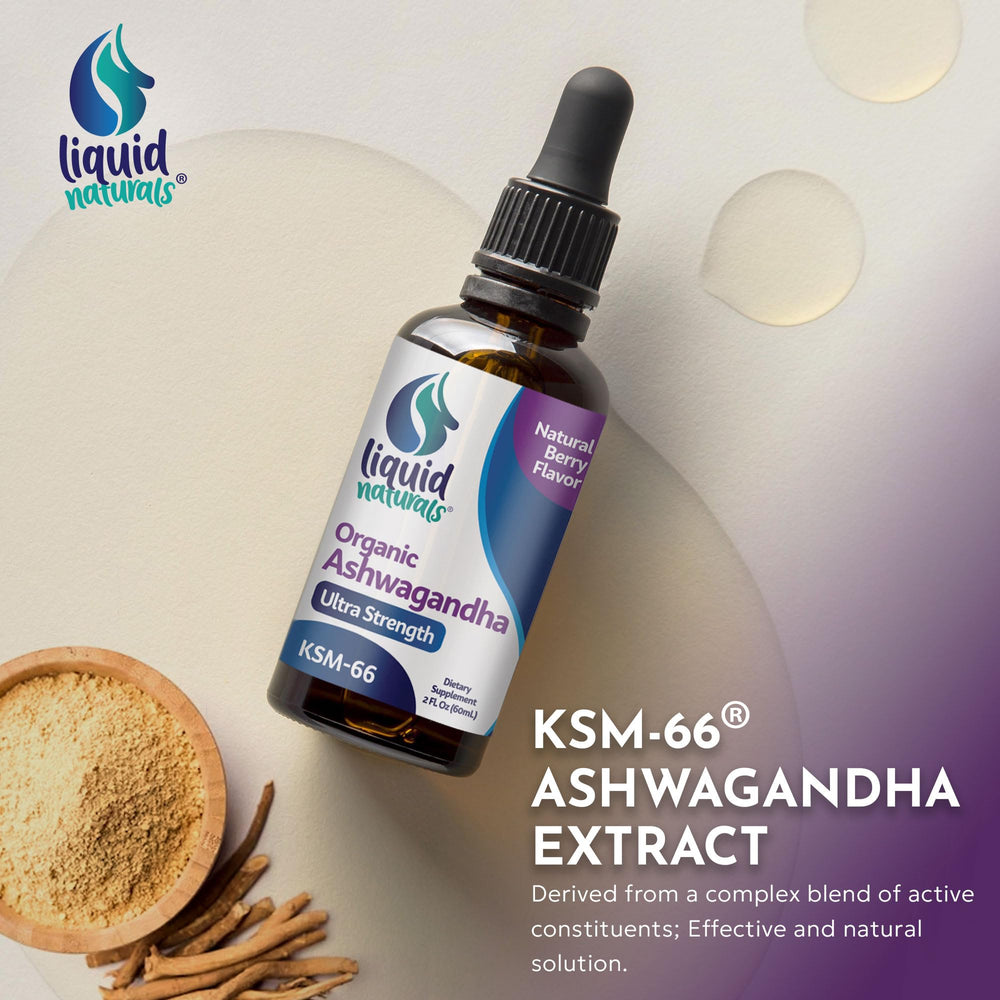 Liquid Naturals Ashwagandha Drops two-pack packaging