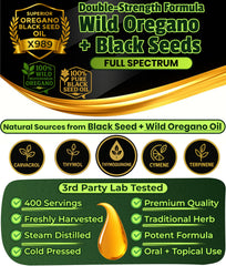 Oregano oil drops liquid format mix easily with drinks