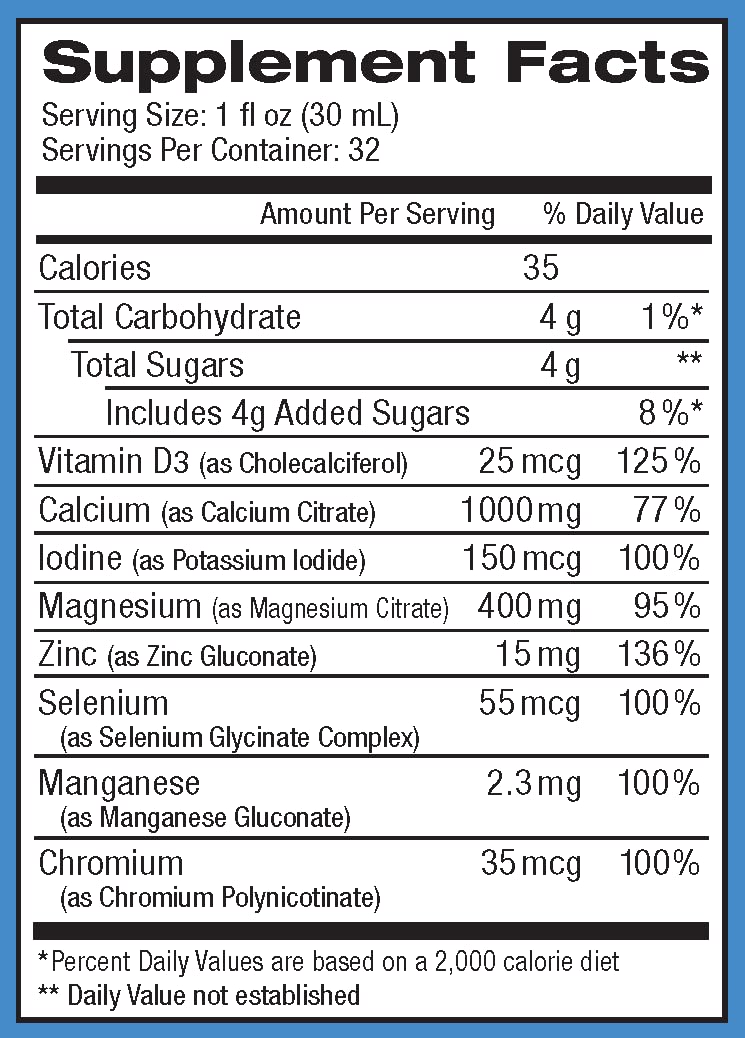 Liquid ReViva Calcium Twin Pack pour image, convenient minerals for everyday use.
