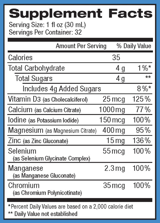 Liquid ReViva Calcium Twin Pack pour image, convenient minerals for everyday use.