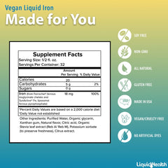 LIQUIDHEALTH allergen-free ingredients support dietary restrictions and vegan intake