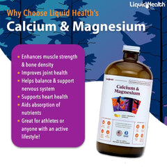 Close-up of organic calcium citrate and magnesium blend ingredients by LIQUIDHEALTH