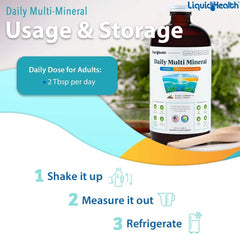 LIQUIDHEALTH USA-made label on bottle indicating quality and trust