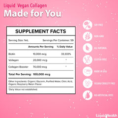 LIQUIDHEALTH collagen drops stored in refrigerator to maintain freshness