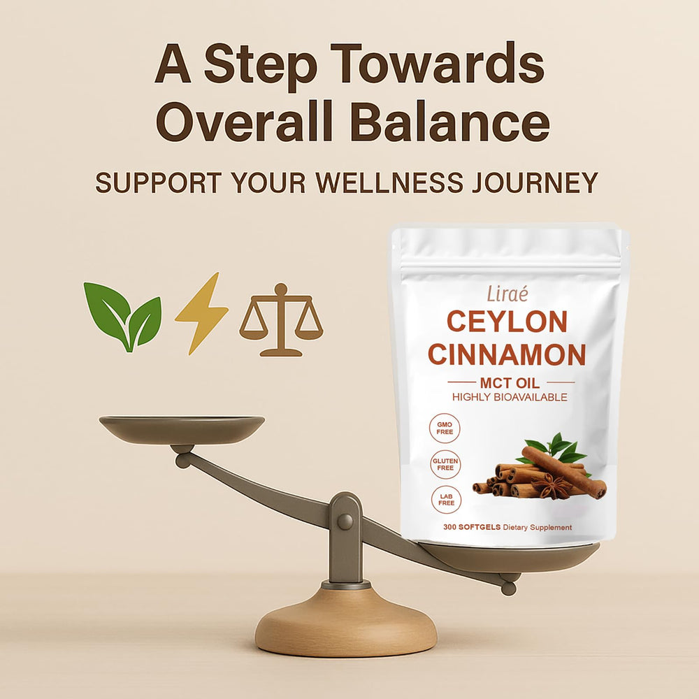 LIRAE cinnamon softgels easy to swallow for daily use