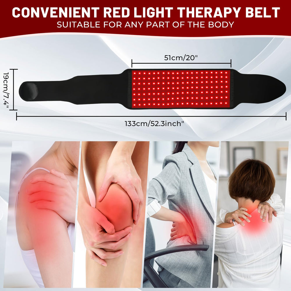 LITDUCK red light therapy belt mode settings with 3 modes
