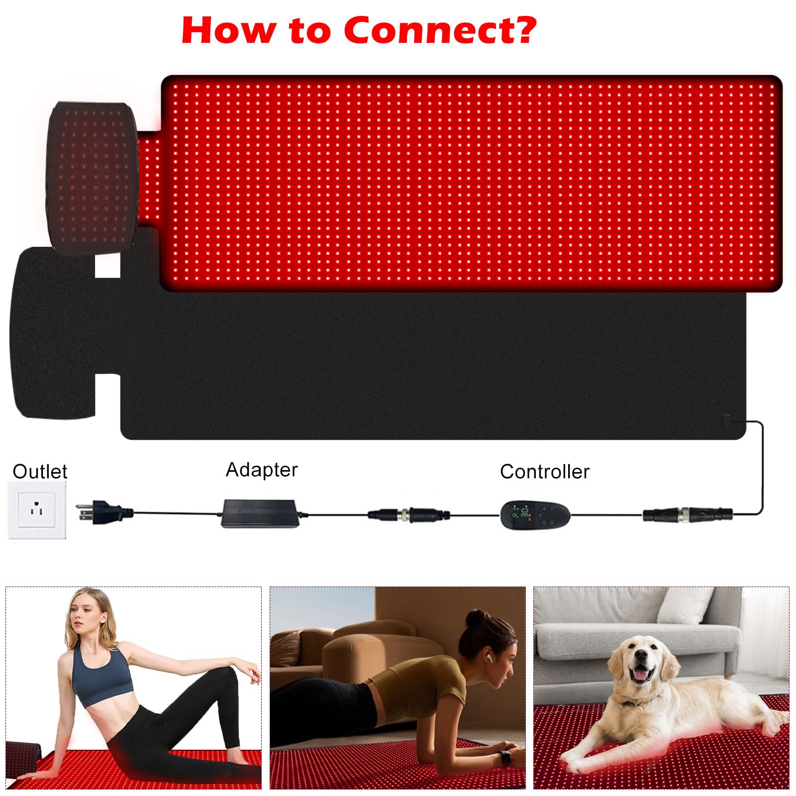 LiteCare dual-pulse and 3-in-1 LEDs for versatile light therapy options.