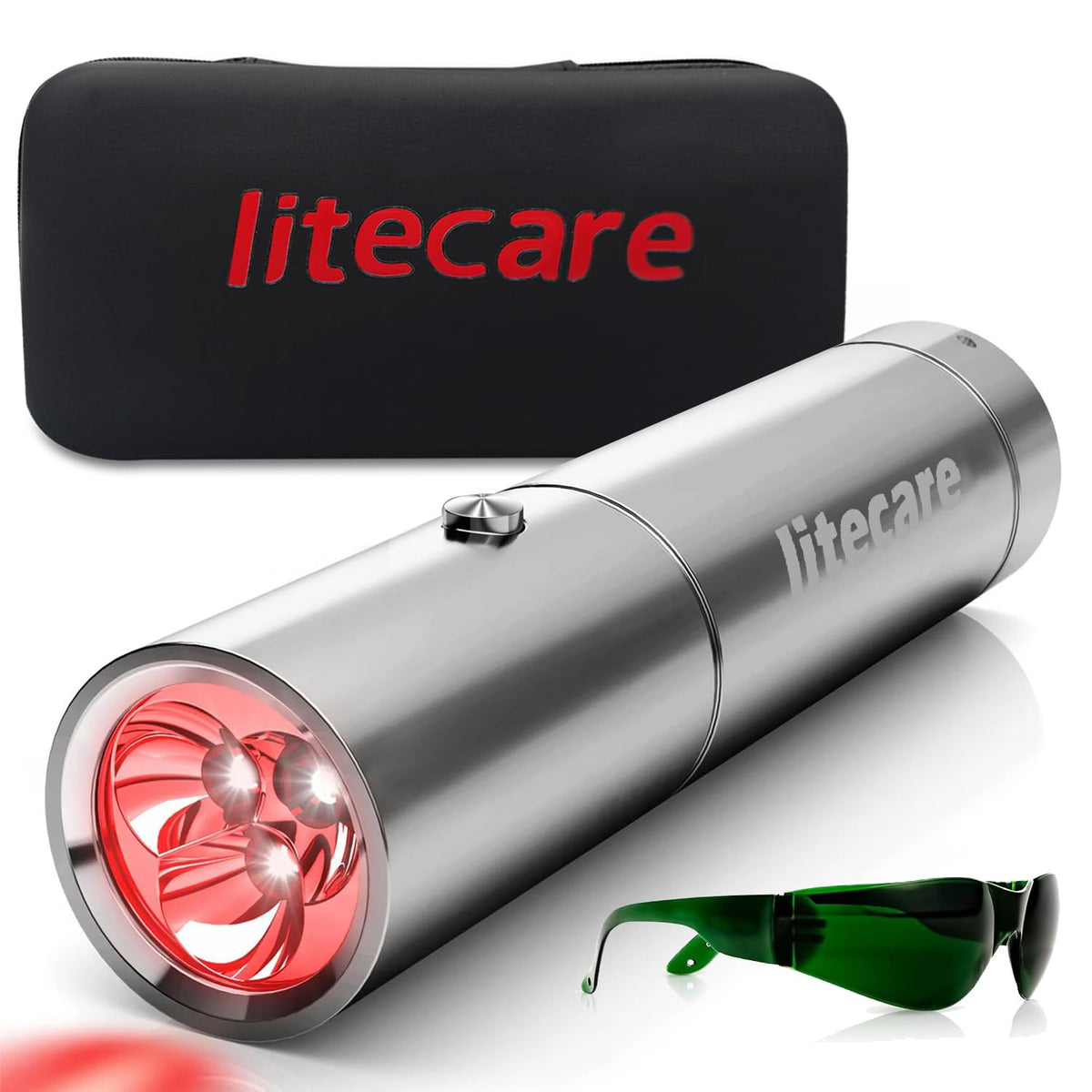 LITECARE red light wand for body and face delivers soothing warmth and gentle relief.